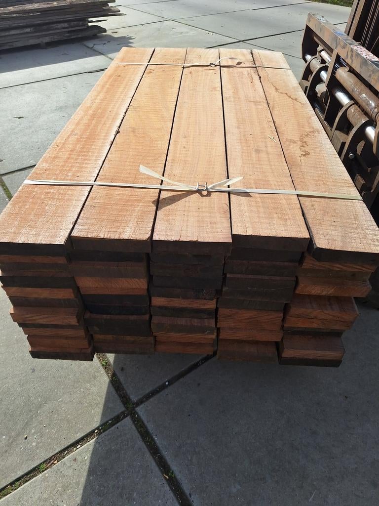 Azobe hardhouten  planken  Circa  5x20x180cm, Ophalen, Hout