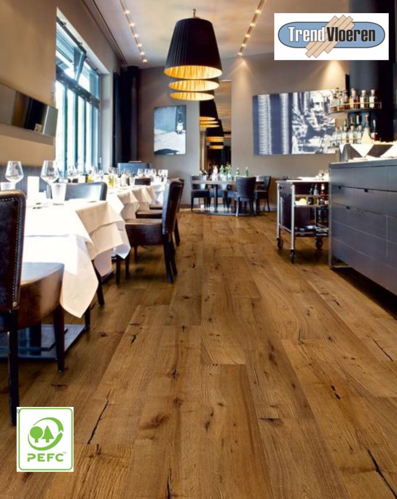 MAGAZIJN VERKOOP EIKEN VLOER 19,95 m2, Gebruikt, Trendvloeren, 10 m² of meer, 10 tot 30 cm