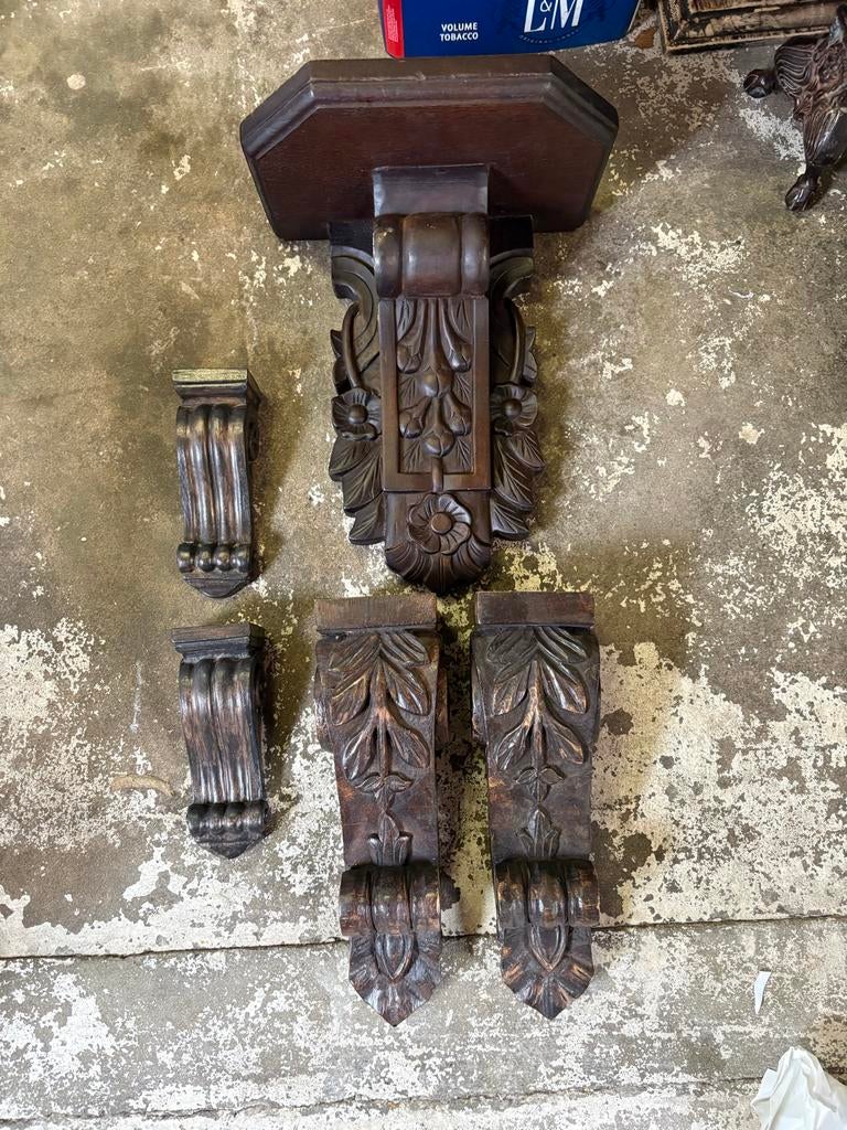 Houten consoles, Ophalen of Verzenden