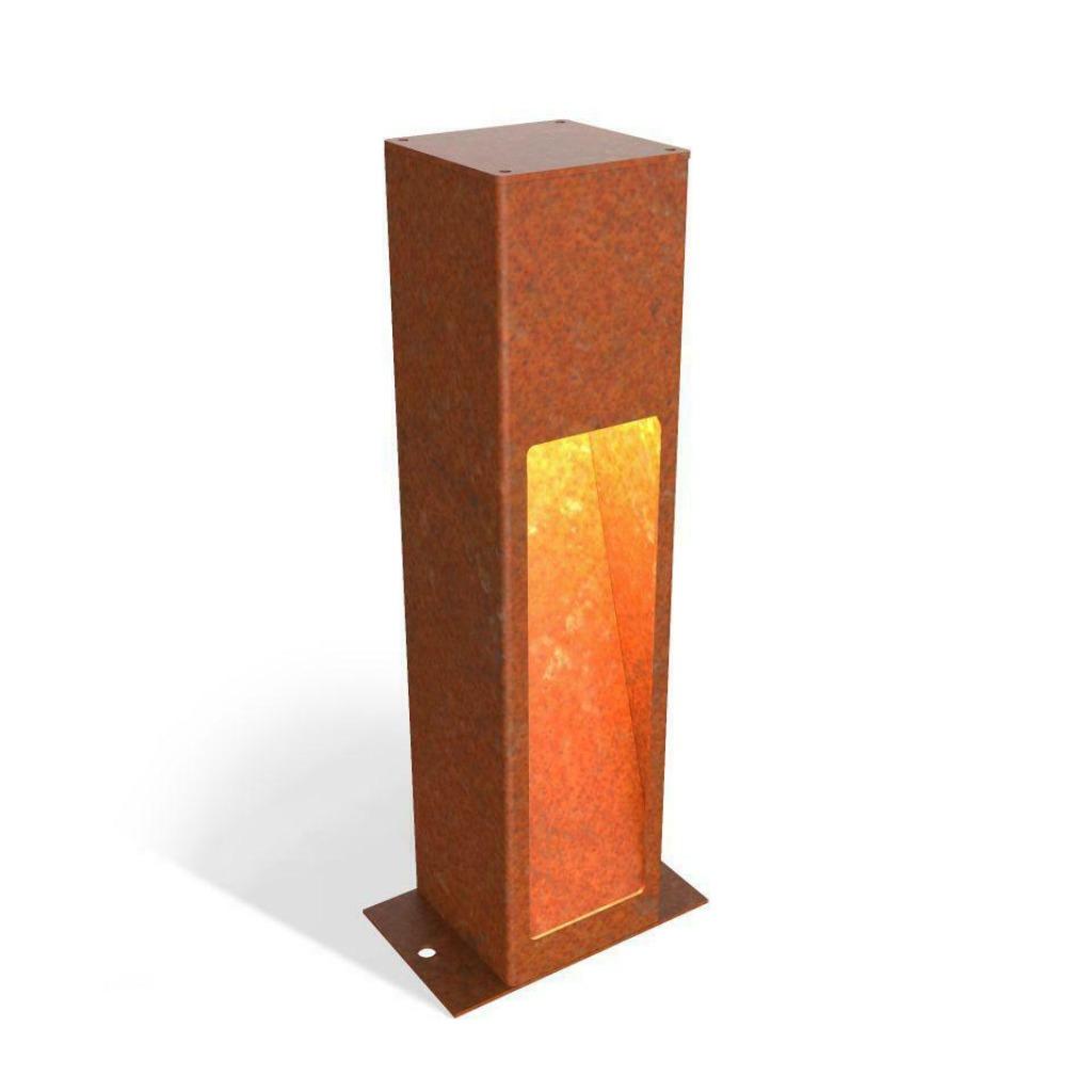 Cortenstalen lamp, tuinlamp corten, Staal, Minder dan 50 watt, Staande lamp, KSO