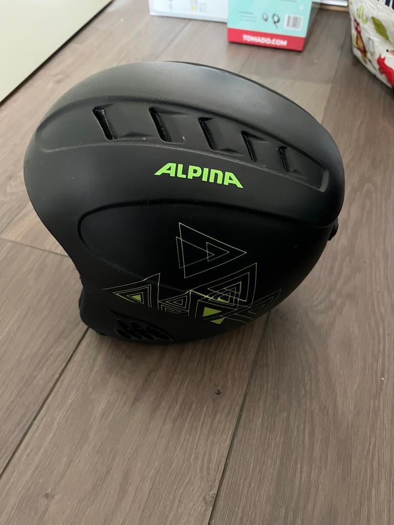 Alpina junior ski helm nieuwstaat, Sport en Fitness, IJshockey, Ophalen of Verzenden, Zo goed als nieuw, Schaatsen