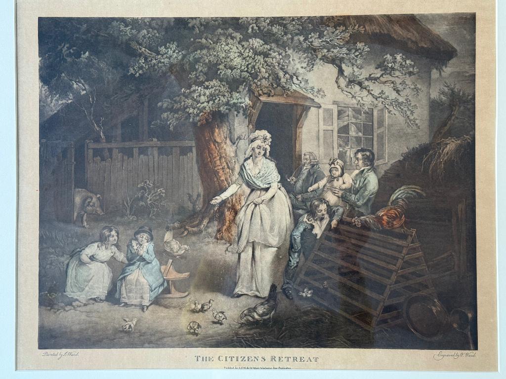 2 antieke gravures, Antiek en Kunst, Ophalen