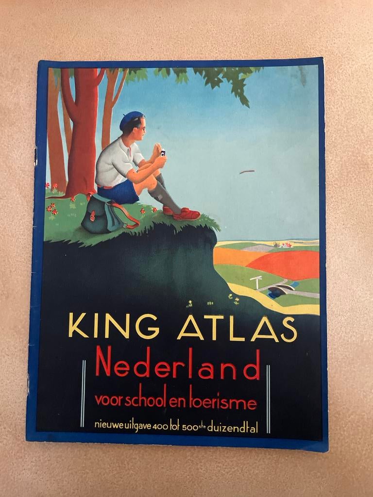 King Atlas Nederland - School en Toerisme, Verzamelen, Merken en Reclamevoorwerpen, Ophalen