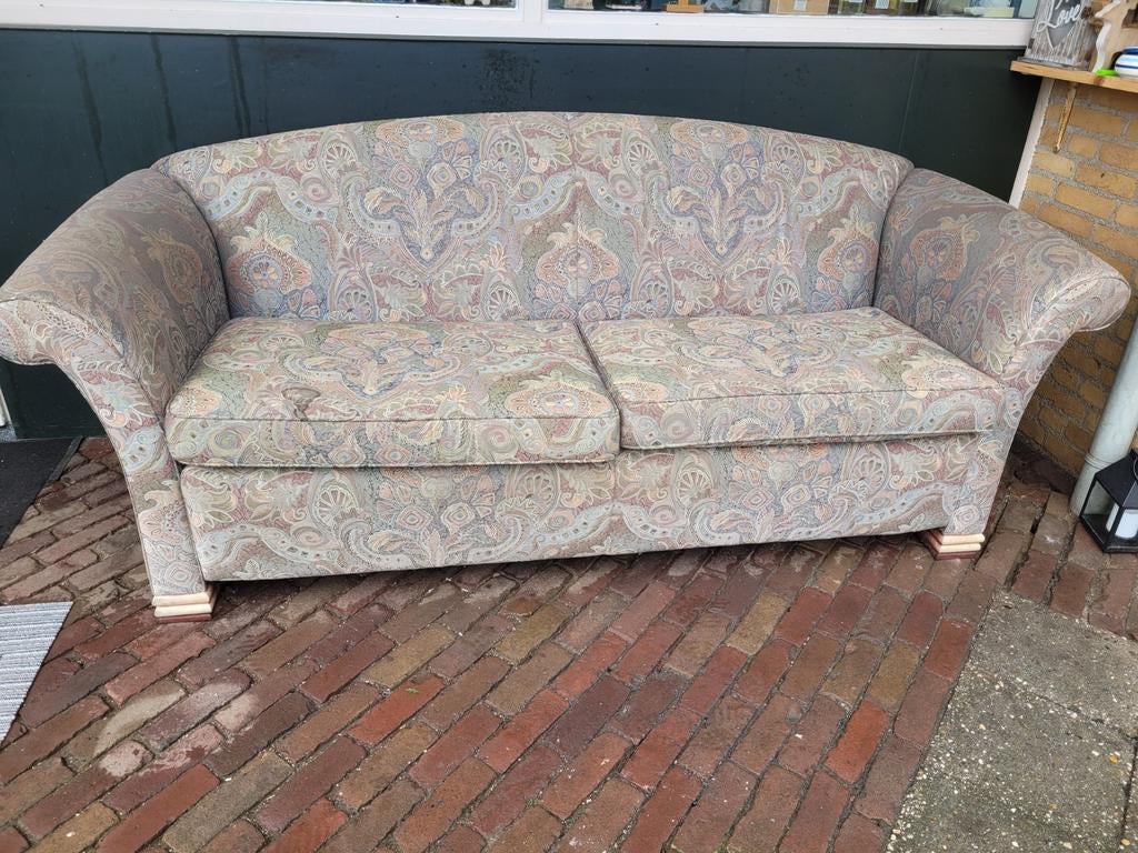 Antieke zitbank. Gratis afhalen., Ophalen, Gebruikt, Driepersoons, 75 tot 100 cm