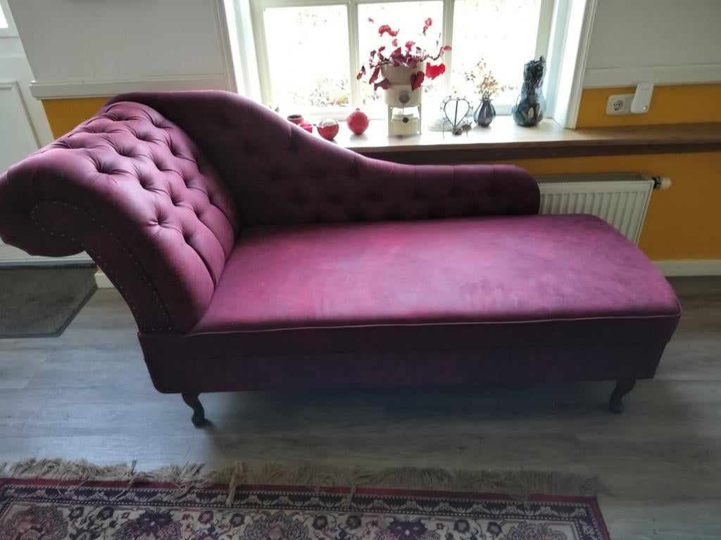 Chaise longue bank, Ophalen, Zo goed als nieuw, Eenpersoons