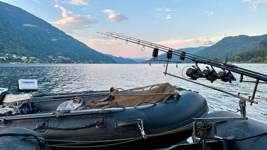 Nieuw boot rodpod zonder te schroeven tbv oa rubberboot, Watersport en Boten, Hengelsport | Karpervissen, Ophalen of Verzenden