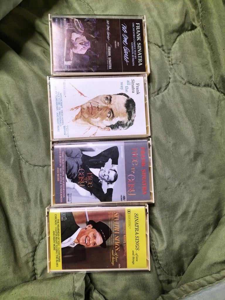 Frank Sinatra Cassettes - Set van 4, Cd's en Dvd's, Cassettebandjes, Gebruikt, 2 t/m 25 bandjes, Ophalen of Verzenden, Voorbespeeld