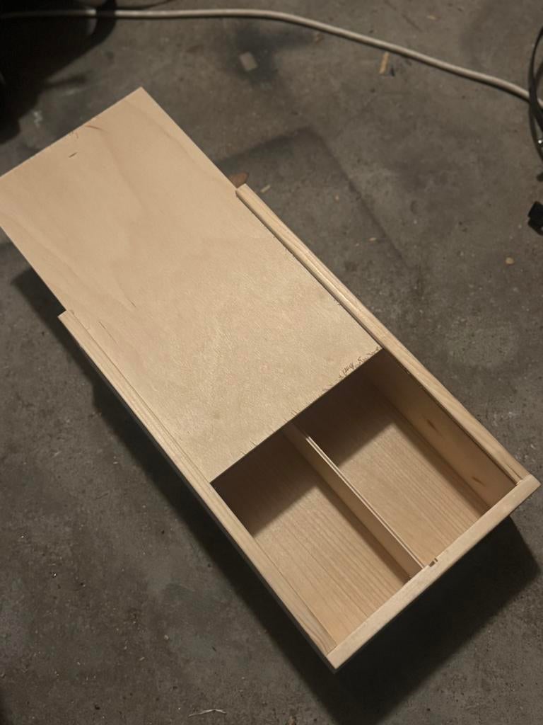 Wijnkistje 2 flessen dubbel nieuw!, Minder dan 50 cm, Nieuw, Minder dan 50 cm, Ophalen of Verzenden