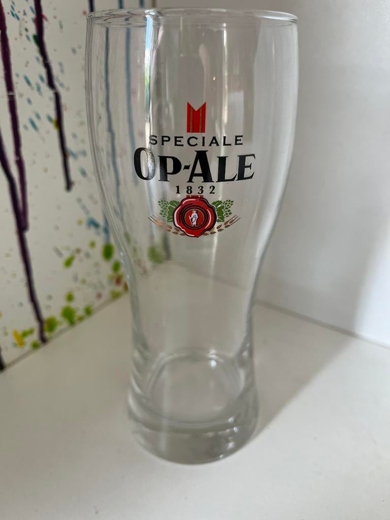 Op-Ale bierglazen set van 6 glazen, Ophalen of Verzenden, Nieuw, Glas of Glazen, Overige merken