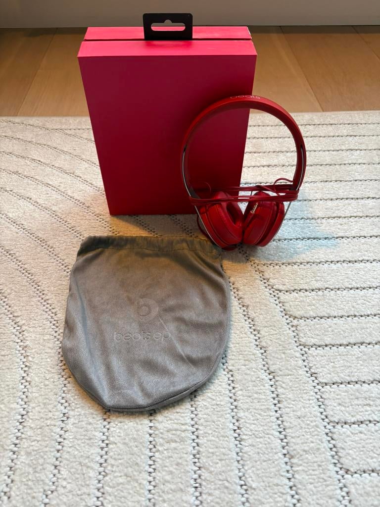 Beats EP On-Ear Koptelefoon (Rood) – werkt perfect, Ophalen of Verzenden, Zo goed als nieuw, Rood