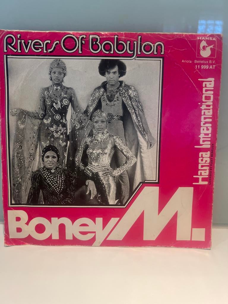 Boney M. - Rivers Of Babylon Vinyl Single, Ophalen of Verzenden, Gebruikt, Overige formaten