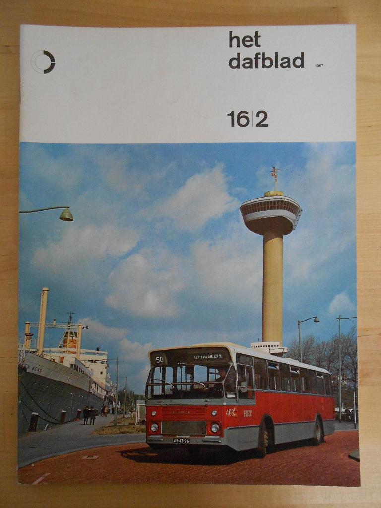 DAF DAFblad tijdschrift 1967 nummer 2 – SB200 DO Kikker, Ophalen of Verzenden, Zo goed als nieuw, Overige merken, DAF