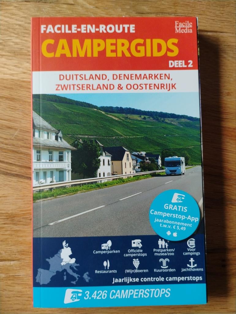 Facile-en-Route Campergids Deel 2 - Duitsland, Denemarken, Boeken, Reisgidsen, Overige merken, Europa, Ophalen of Verzenden, Zo goed als nieuw
