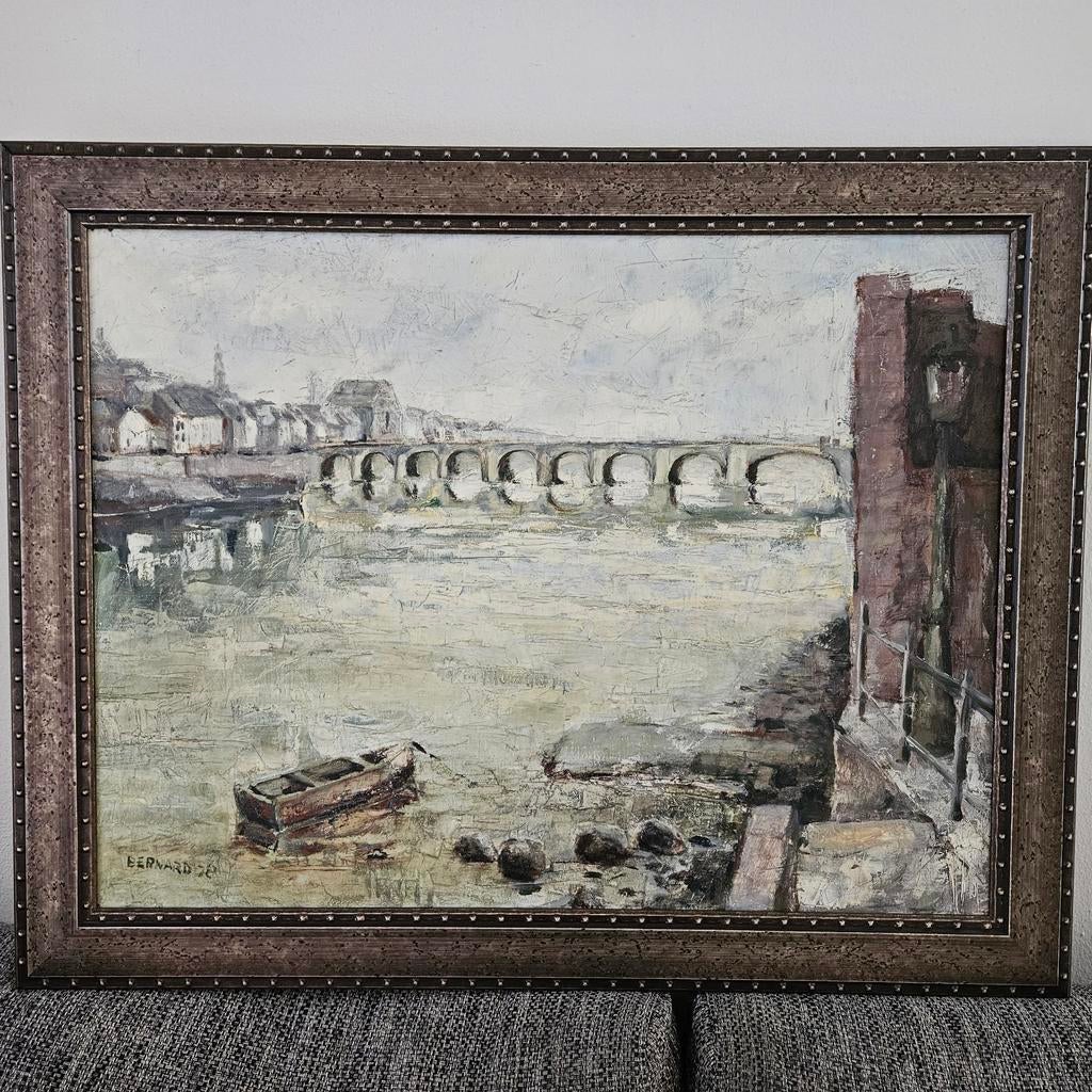 Bernard in 1978 (zoon van Pie Wilhelmus), Antiek en Kunst, Kunst | Schilderijen | Klassiek, Ophalen of Verzenden