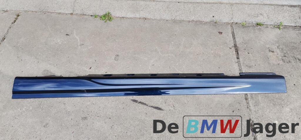 Sideskirt links blauw BMW 3-serie E46 51712492211, Gebruikt, Ophalen of Verzenden, BMW, BMW