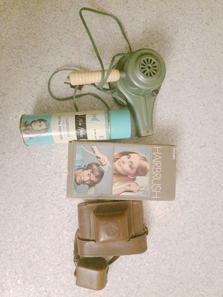 Vintage Nichiei Haardroger, Agfa Camera & Meer, Ophalen of Verzenden, Gebruikt