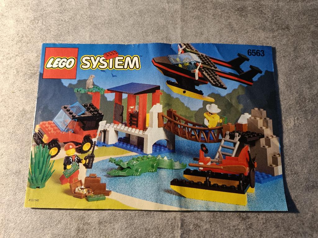 Lego Gator Landing Instructie Boekje 6563, Kinderen en Baby's, Speelgoed | Duplo en Lego, Ophalen of Verzenden, Gebruikt, Losse stenen