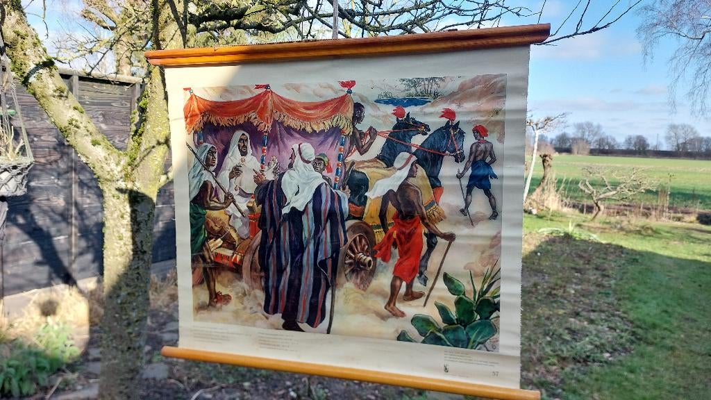 3 ouderwetse schoolplaten, Ophalen, Aardrijkskunde