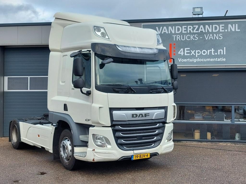 DAF CF 410 FT TREKKER, Auto's, Vrachtwagens, Automaat, Euro 6, Wit, 410 pk