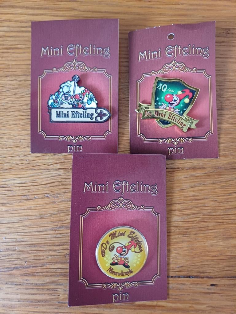 Mini Efteling Pins, Verzamelen, Efteling, Ophalen of Verzenden