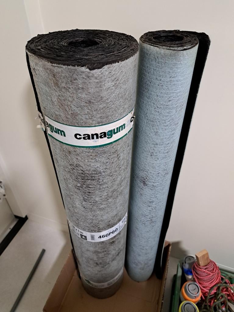 Onderlaag 3mm canagum 460P60, Ophalen, Overige materialen, Zwart, Nieuw