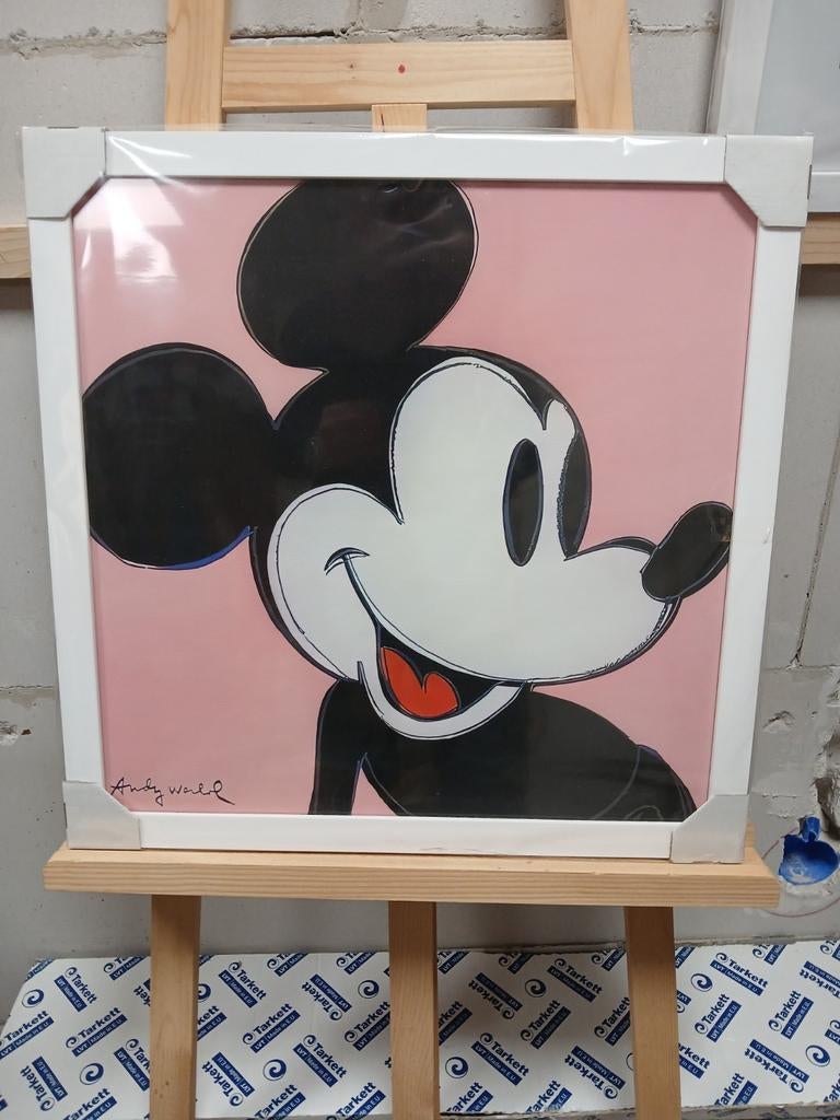 Andy Warhol Mickey Mouse Print, Antiek en Kunst, Ophalen of Verzenden