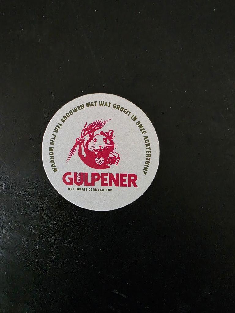 Viltje Gulpener, Ophalen of Verzenden, Zo goed als nieuw, Viltje(s), Gulpener