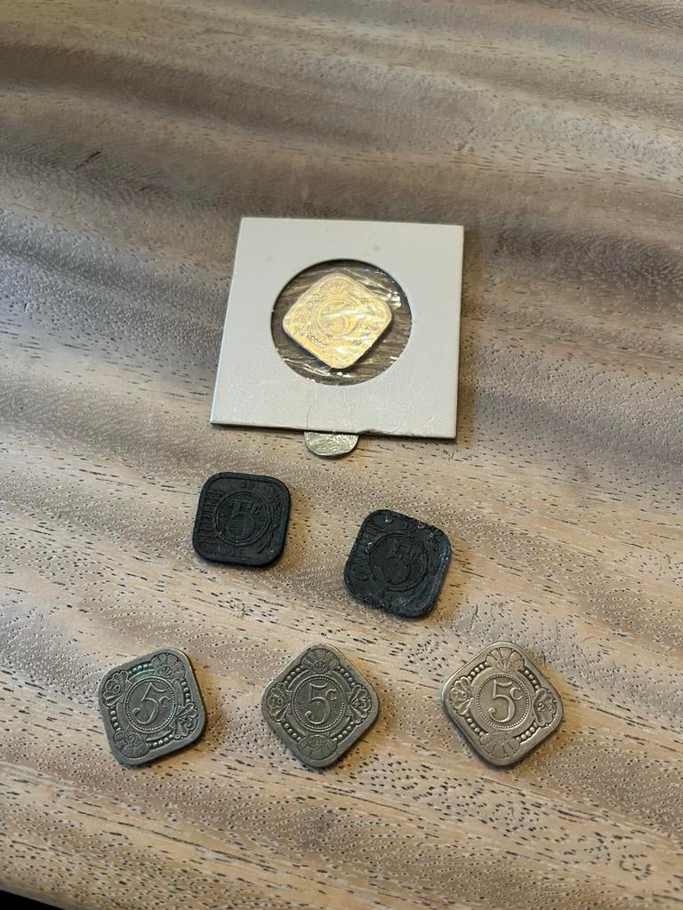 Setje Stuivers 1923-1943 + 5 Cent Oorlogsgeld, Postzegels en Munten, Munten | Nederland, Ophalen of Verzenden, Koningin Wilhelmina
