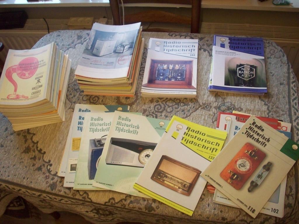 Schema's en ca 30 Jrg Radio historisch Tijdschrift 1992-2021, Ophalen of Verzenden, Nieuw