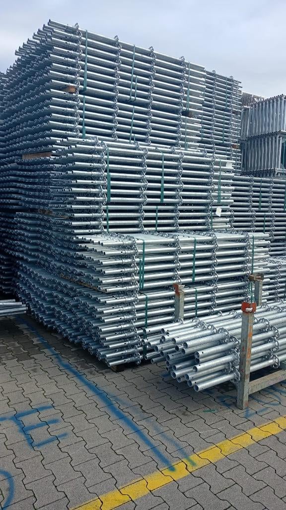 Nieuwe complete multidirectionele steiger 100 m², Doe-het-zelf en Verbouw, Ophalen of Verzenden, Nieuw, Gevelsteiger, 5 meter of hoger