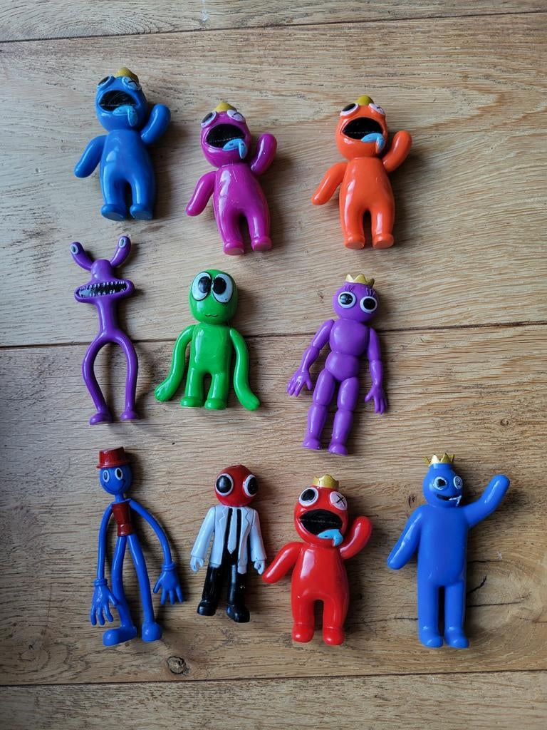 Rainbow Friends Roblox Poppetjes Set, Ophalen of Verzenden, Zo goed als nieuw