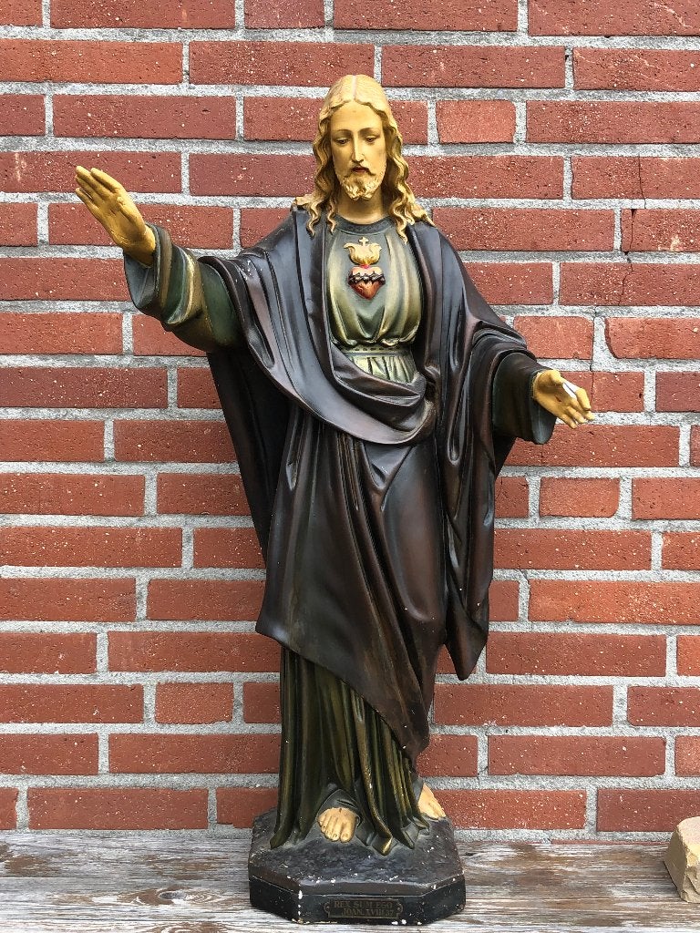 Heilig Hart beeld, Antiek en Kunst, Ophalen