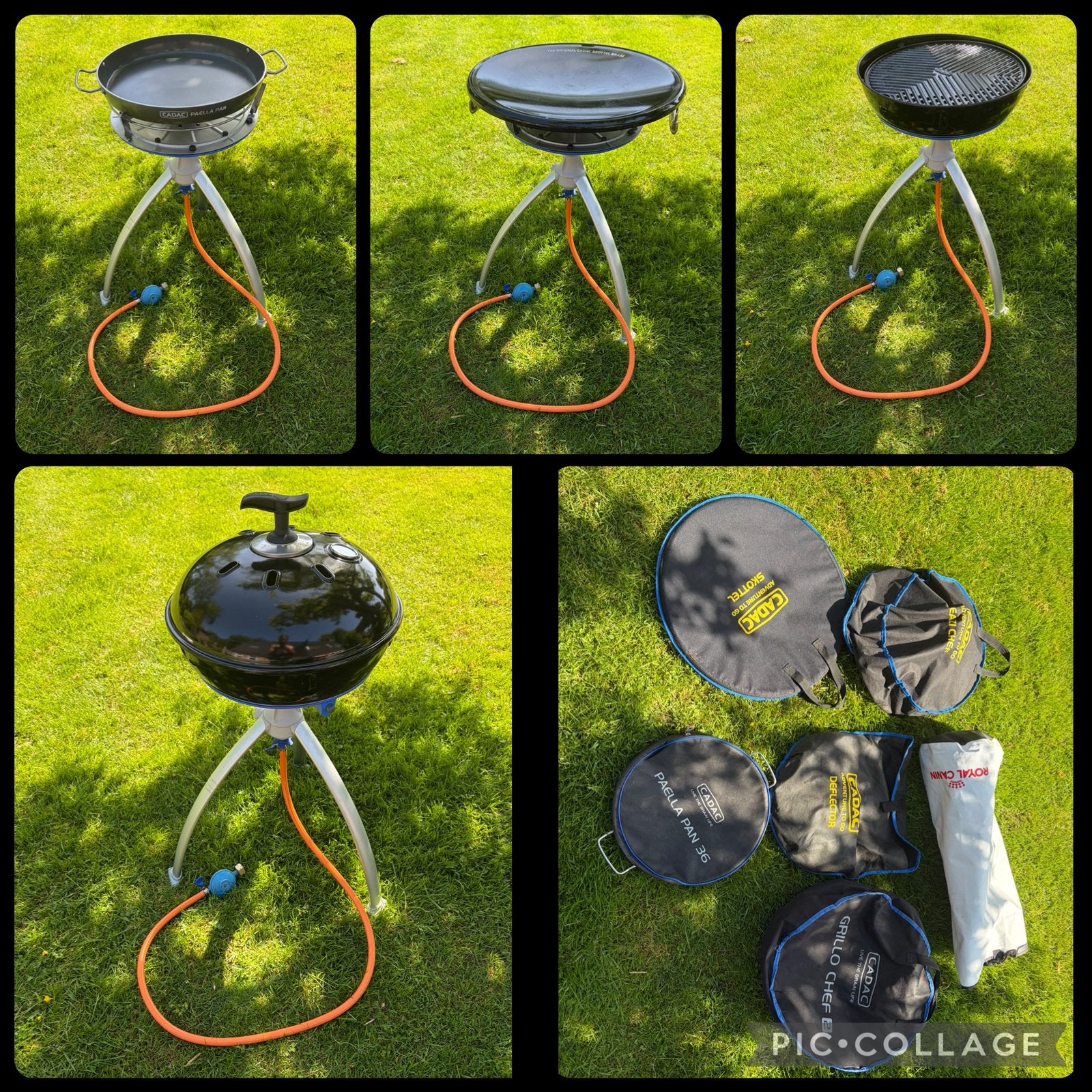 Cadac met Skottelbraai, Paella pan, Grillo Chef en hoes, Ophalen, Zo goed als nieuw