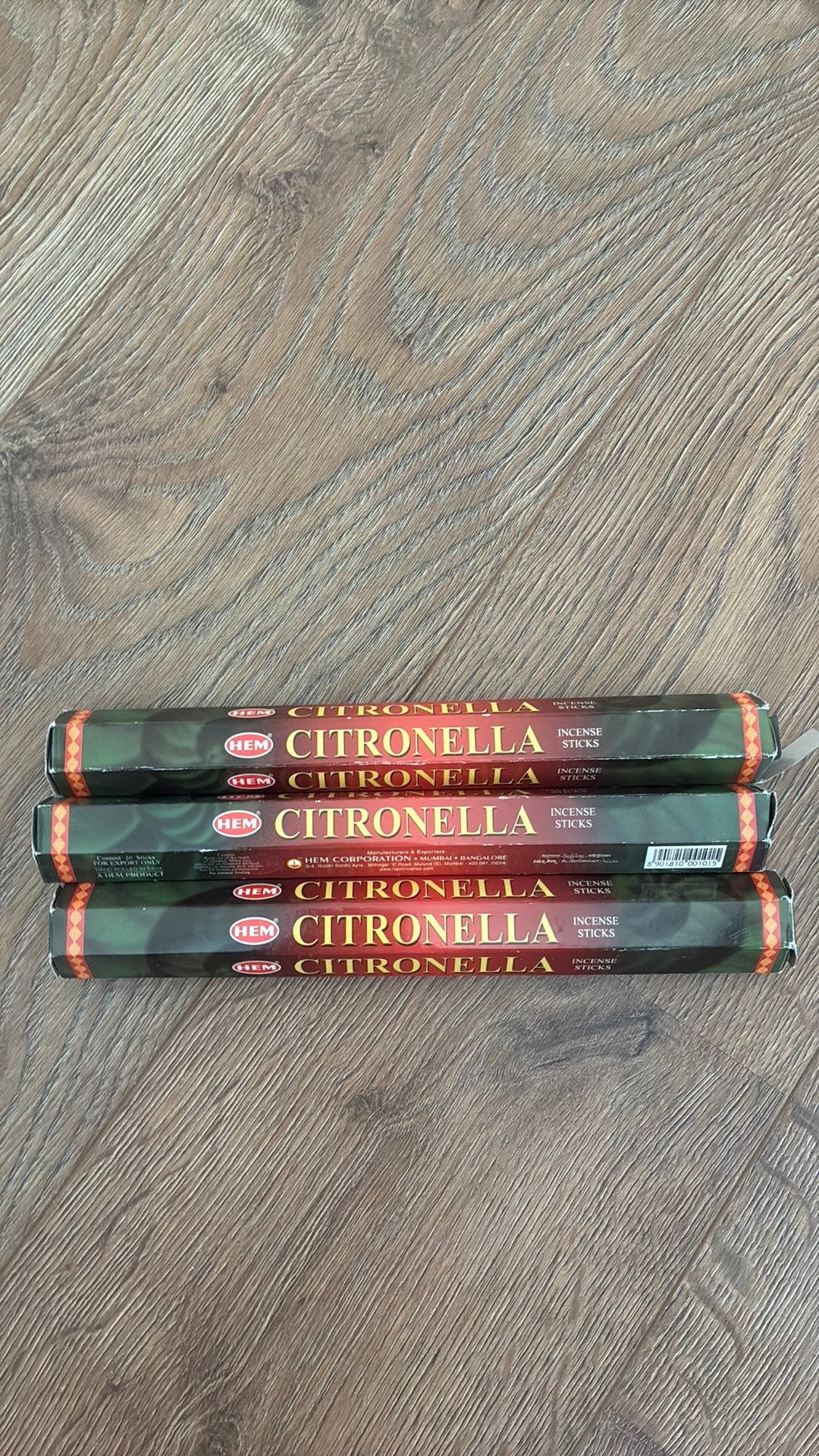 3 wierook citronella, Ophalen of Verzenden, Nieuw