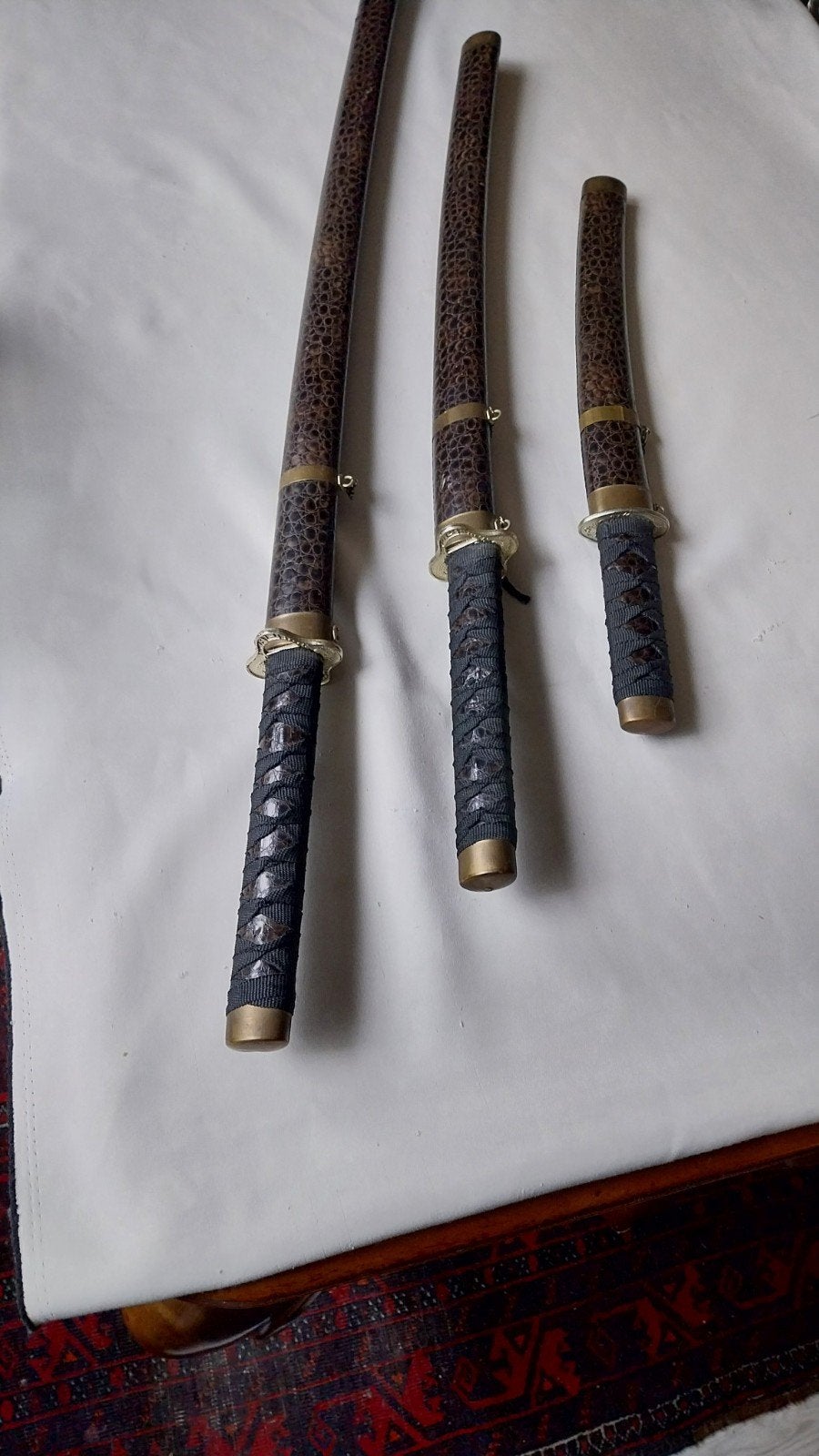 3 samoerai zwaarden, Ophalen of Verzenden