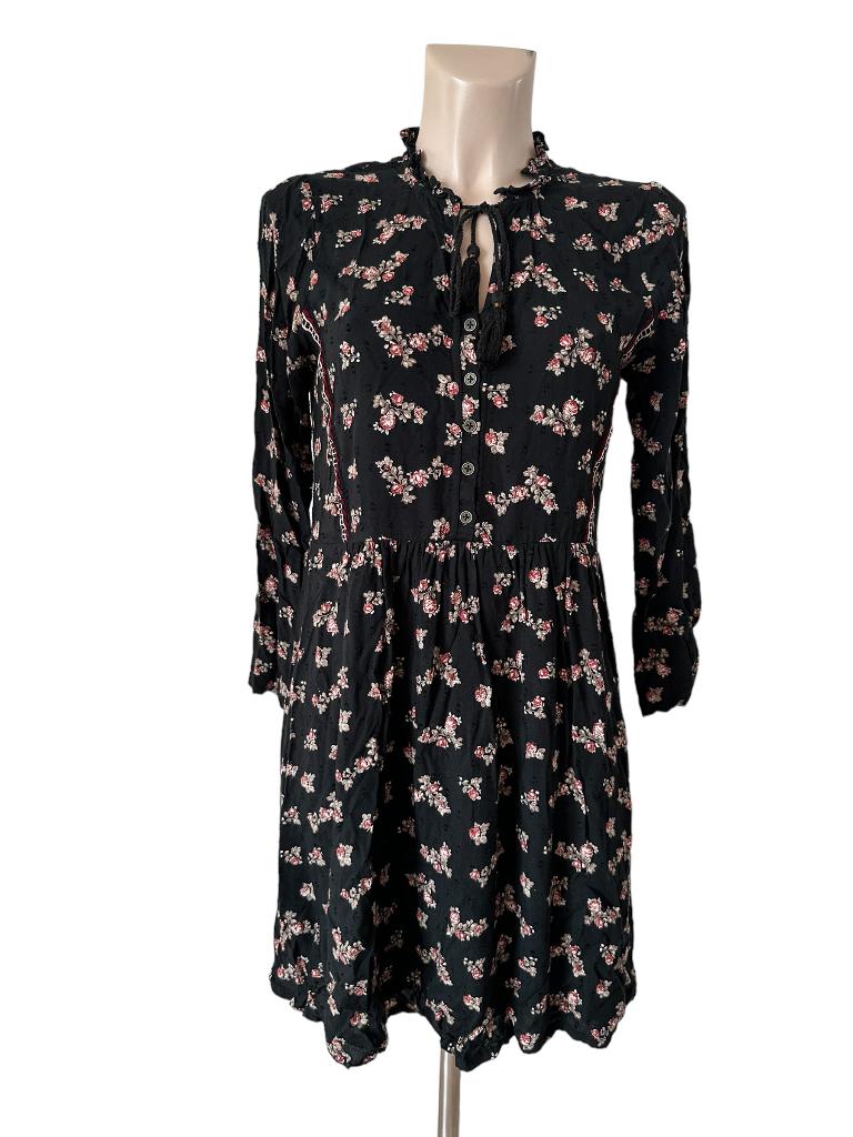 Indi & Cold jurk S, Kleding | Dames, Zwart, Ophalen of Verzenden, Zo goed als nieuw, Korte mouw