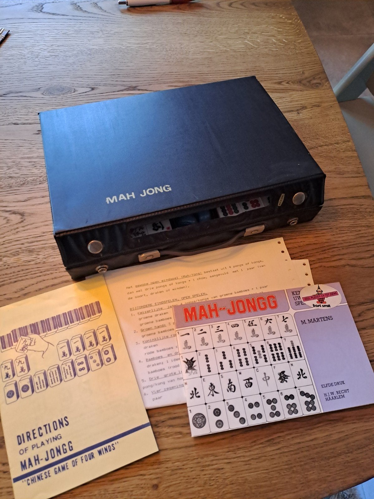 vintage Mahjong spel, Ophalen of Verzenden