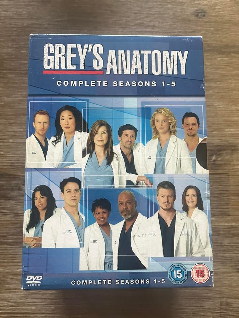 Grey’s Anatomy - Seizoen 1, 2, 3, 4 & 5, Cd's en Dvd's, Dvd's | Tv en Series, Vanaf 16 jaar, Ophalen of Verzenden, Zo goed als nieuw