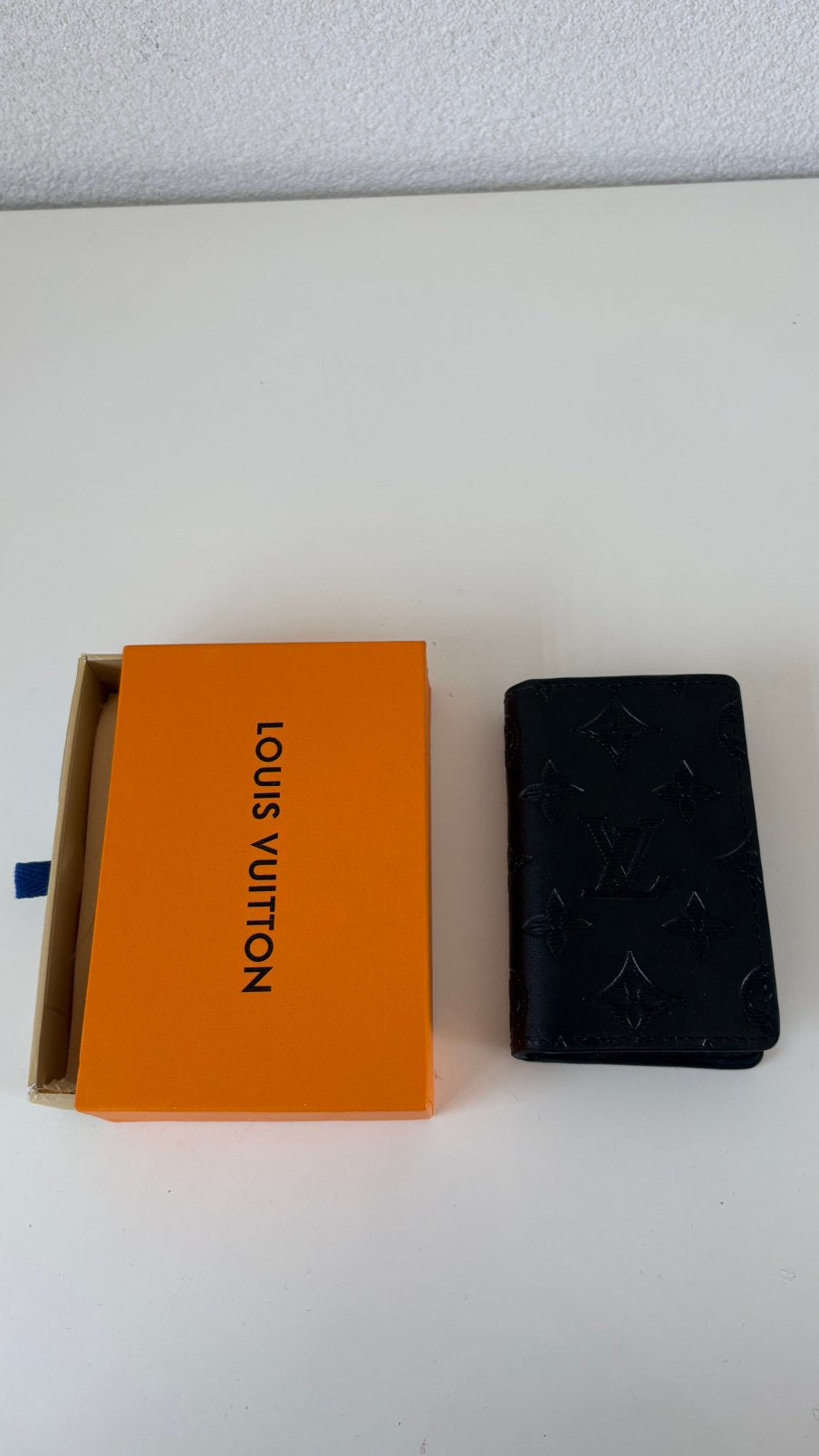 Pocket Organizer Cardholder Wallet Monogram Black, Ophalen of Verzenden, Nieuw, Zwart, Leer