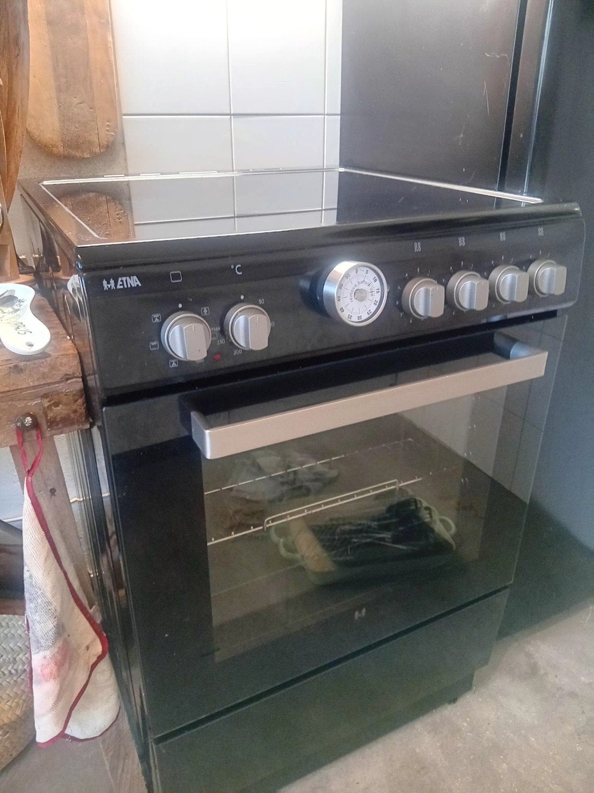 merk Etna , kleur zwart ,breedte 59 cm hoogte 90cm diepe 60c, Witgoed en Apparatuur, Ophalen
