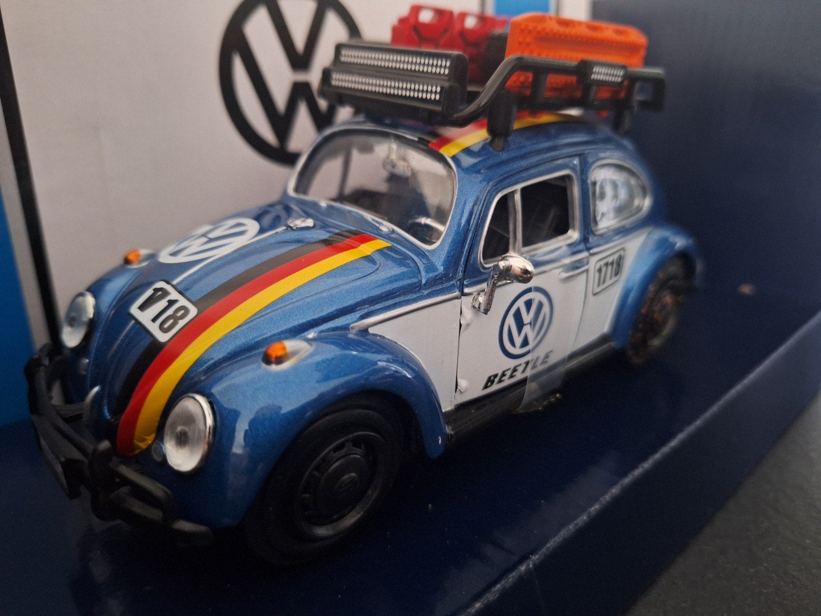Volkswagen Kever Off Road #1718 Schaal 1:24, Hobby en Vrije tijd, Modelauto's | 1:24, Nieuw, Ophalen of Verzenden, Motormax, Motormax