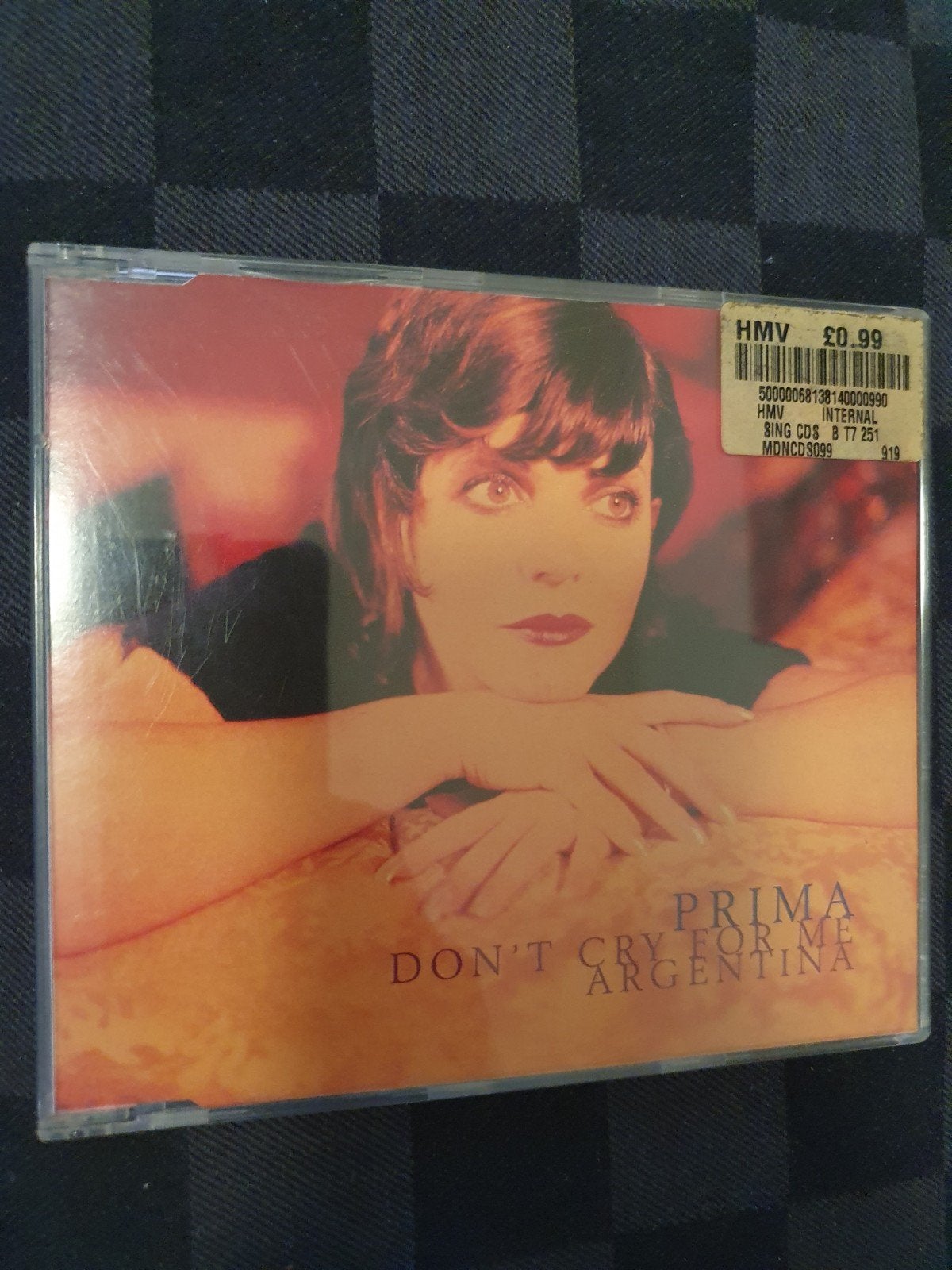 prima don't cry for me argentina single, Verzenden, Gebruikt, Pop