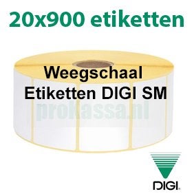 digi weegschaal etiketten SM -500-5100-5000-5500-600, Ophalen of Verzenden, Gebruikt