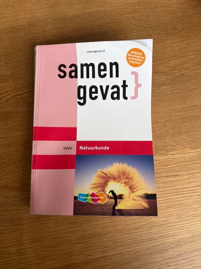 Samengevat Natuurkunde Vwo, Ophalen of Verzenden, Zo goed als nieuw, VWO, Natuurkunde