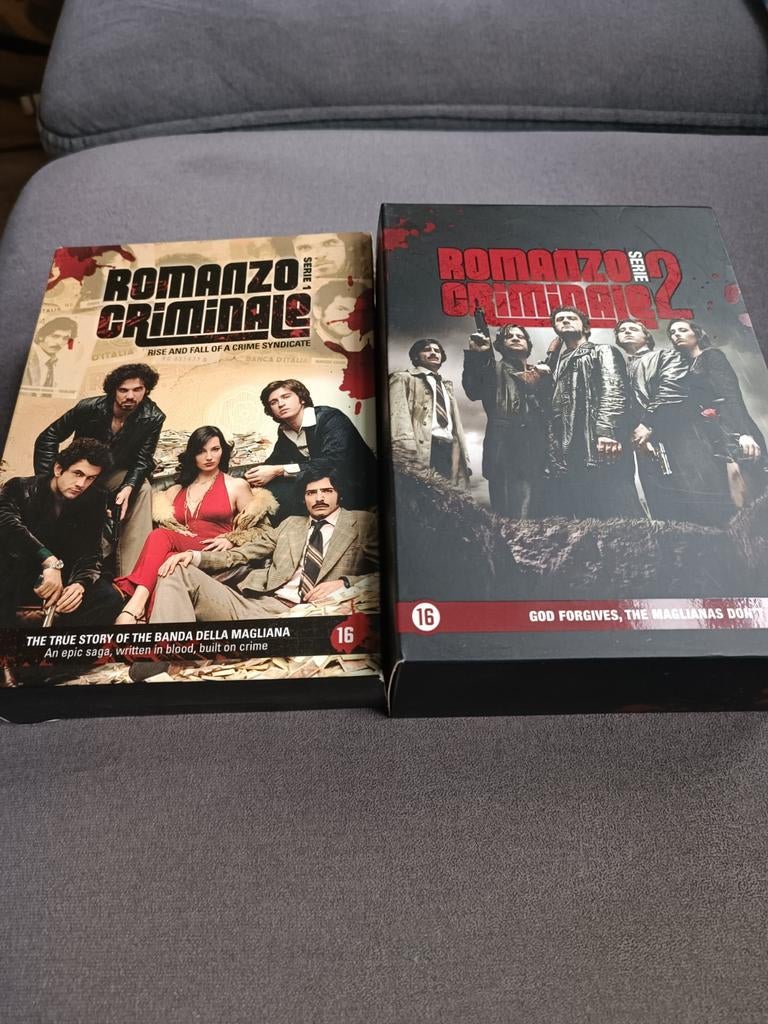 Romanzo criminale seizoen 1 & 2 - dvd, Cd's en Dvd's, Vanaf 12 jaar, Ophalen of Verzenden, Zo goed als nieuw, Drama