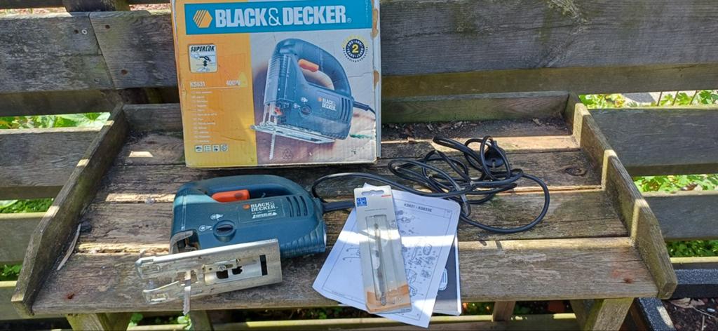Black en Decker KS 631 Decoupeerzaag, Gebruikt, Decoupeerzaag, Ophalen of Verzenden, Black&Decker