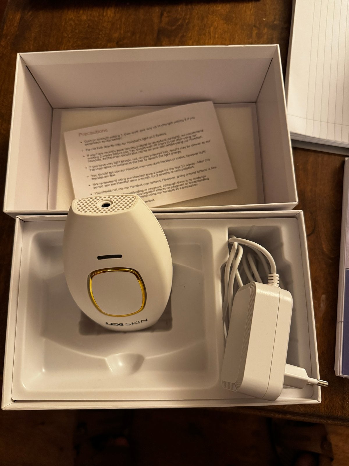 Lexi Skin IPL Laser Ontharingsapparaat - Zo goed als nieuw, Witgoed en Apparatuur, Ophalen of Verzenden, Zo goed als nieuw, Scheren en Epileren