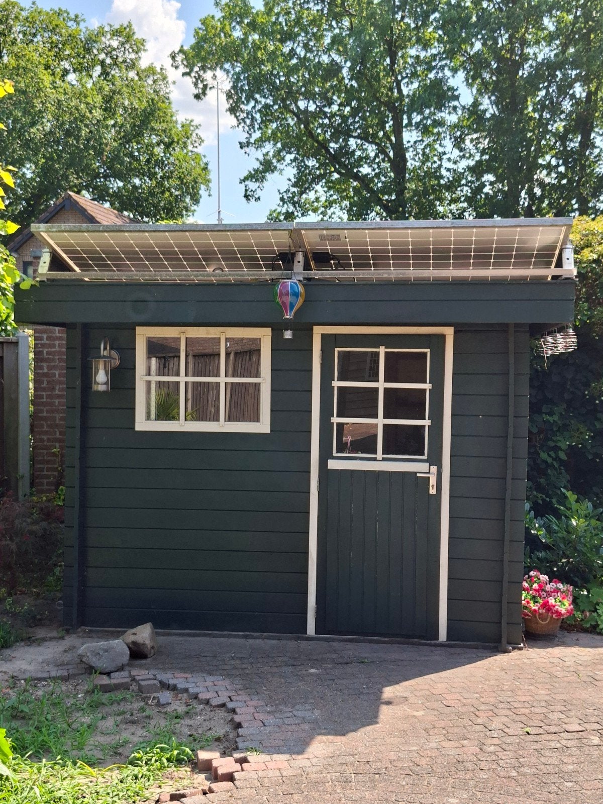 Tuinhuis Blokhut Kippenhok Houten Schuur, Tuin en Terras, Tuinhuizen, Ophalen, 250 tot 500 cm, Blokhut, 2 ramen