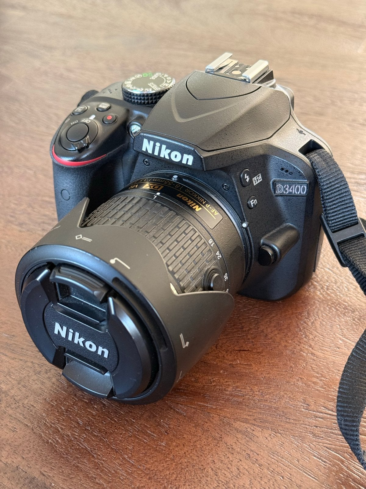 Nikon D3400 kit met extra's, Ophalen, Geheugenkaart, Spiegelreflex, 25 megapixels