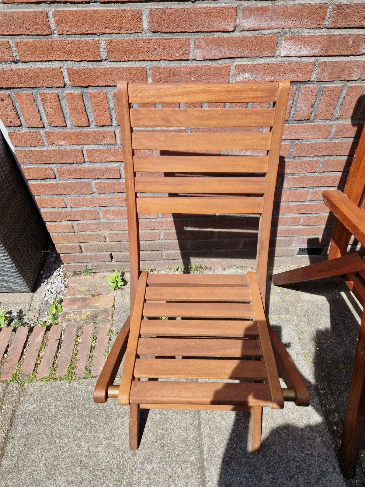 4 x FSC Houten Tuinstoel - Inklapbaar €25 per stoel, Ophalen, Gebruikt, Hout, Inklapbaar